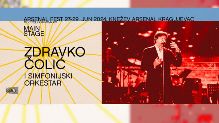 Hitovi za sva vremena u novim aranžmanima: Zdravko Čolić sa simfonijskim orkestrom na Arsenal festu 2024