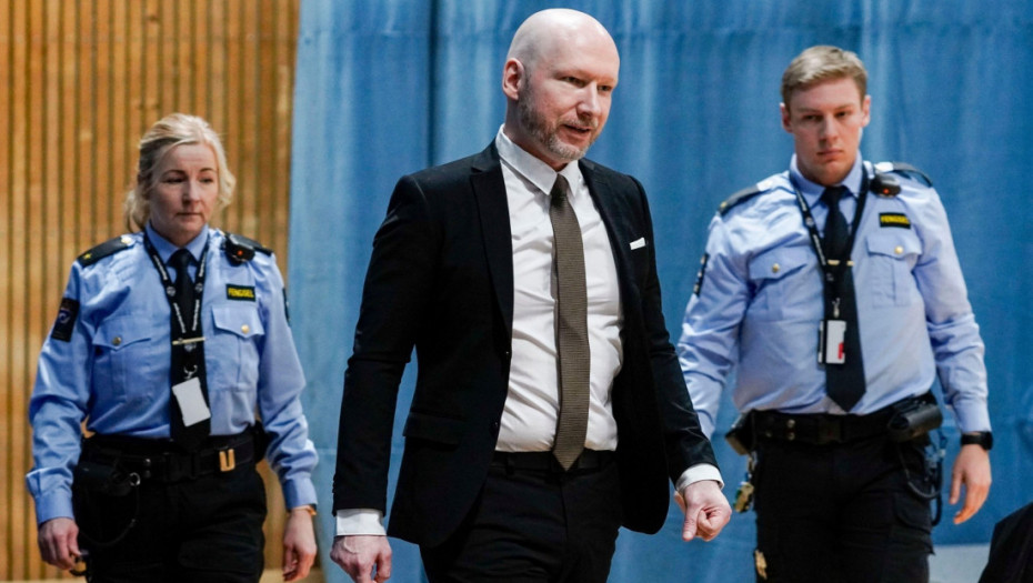 Norveški sud odbio zahtev masovnog ubice Andersa Brejvika za privremeno oslobađanje
