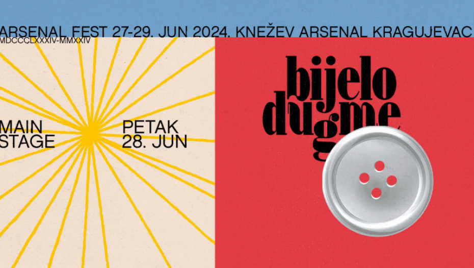 "Bijelo dugme" u rok postavi 28. juna na Arsenal festu u Kragujevcu