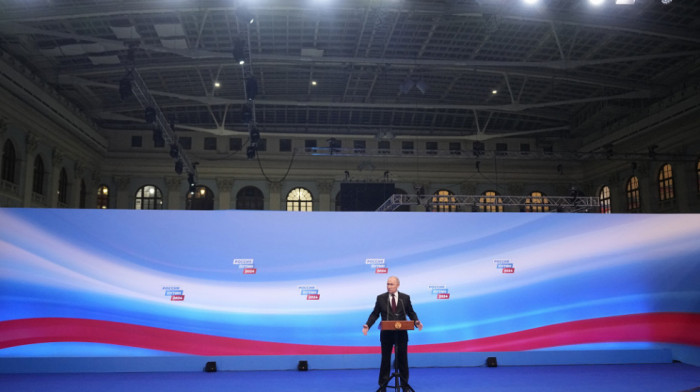Putinova peta pobeda, šest novih godina: Centralna izborna komisija obradila 99.65 odsto glasova