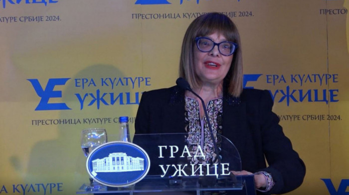 Ministarka Gojković proglasila Užice Prestonicom kulture 2024.