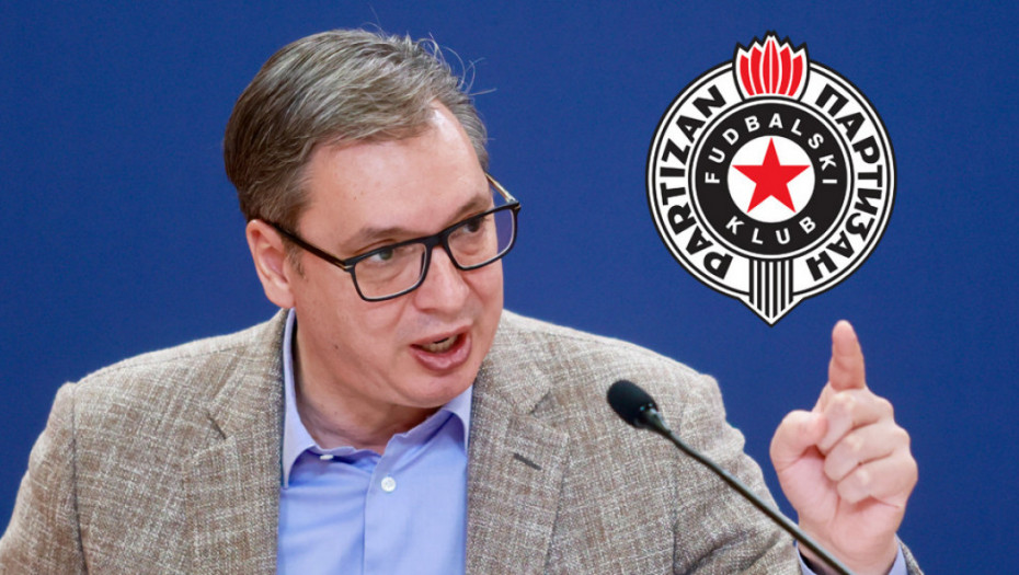 Država pomogla FK Partizan sa 3,2 miliona evra, kreće program oporavka kluba, najavio predsednik Vučić