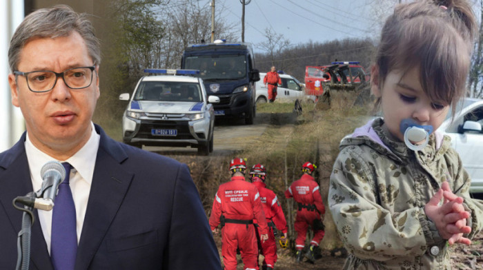 Vučić: Policija radi danonoćno na rešavanju slučaja nestale devojčice