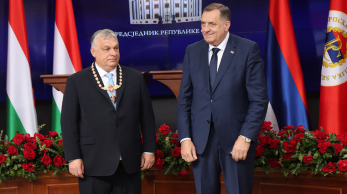 Dodik uručio orden premijeru Mađarske, Orban: Gde god da žive, Srbi i Mađari su uvek susedi