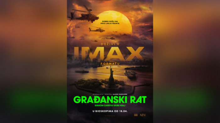 Akcioni blokbaster "Građanski rat" 18. aprila stiže u domaće bioskope