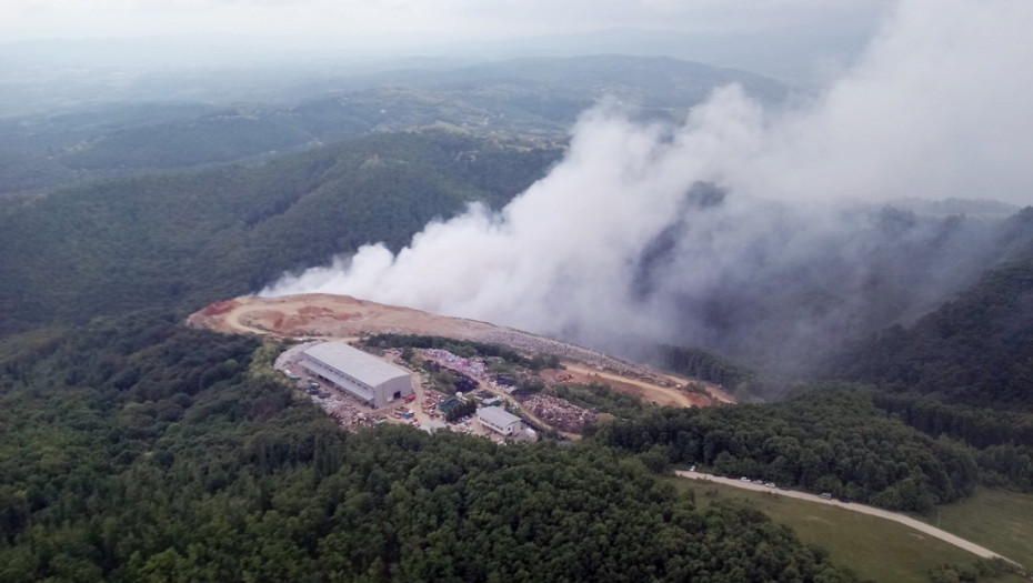 Deponija u Užicu i dalje gori: Ministarka za ekologiju sazvala hitan sastanak nadležnih službi