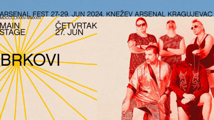 Na Arsenal Fest 2024 stižu Brkovi, Iva Lorens, Vuk Vukajlović...