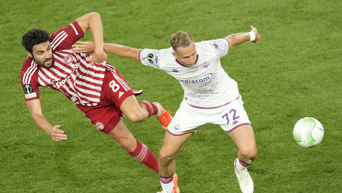 Olimpijakos je šampion Lige konferencije: El Kabi zapečatio sudbinu "viole"!