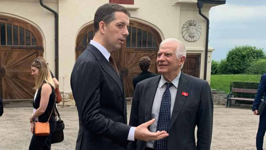 Đurić sa Boreljom: Članstvo u EU strateško opredeljenje i prioritet Srbije