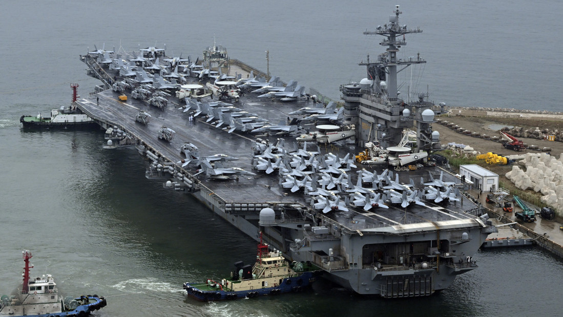 Američki nosač aviona "Teodor Ruzvelt CVN-71" stigao u južnokorejsku luku Busan