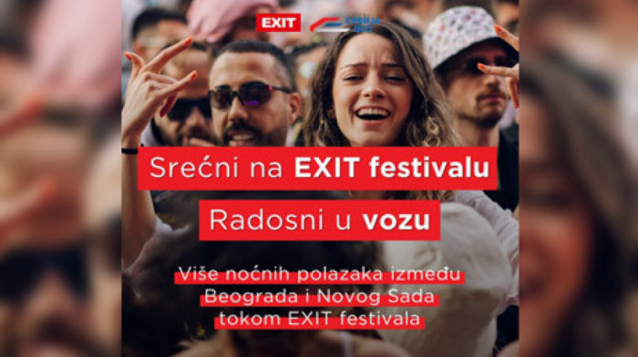 Vozom na EXIT i ove godine: Uvode se specijalni polasci na relaciji Beograd - Novi Sad