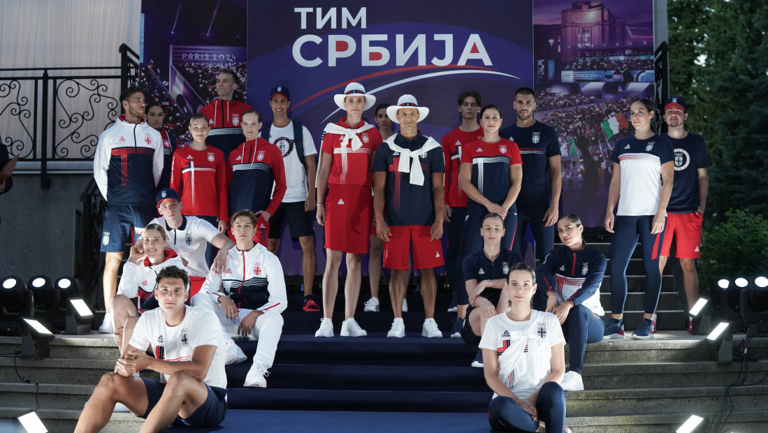 Predstavljena modna kolekcija Olimpijskog tima Srbije za Igre u Parizu