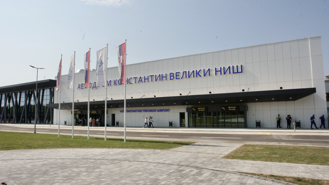 Na aerodromu u Nišu u januaru ove godine broj putnika veći za 57 odsto nego 2025.