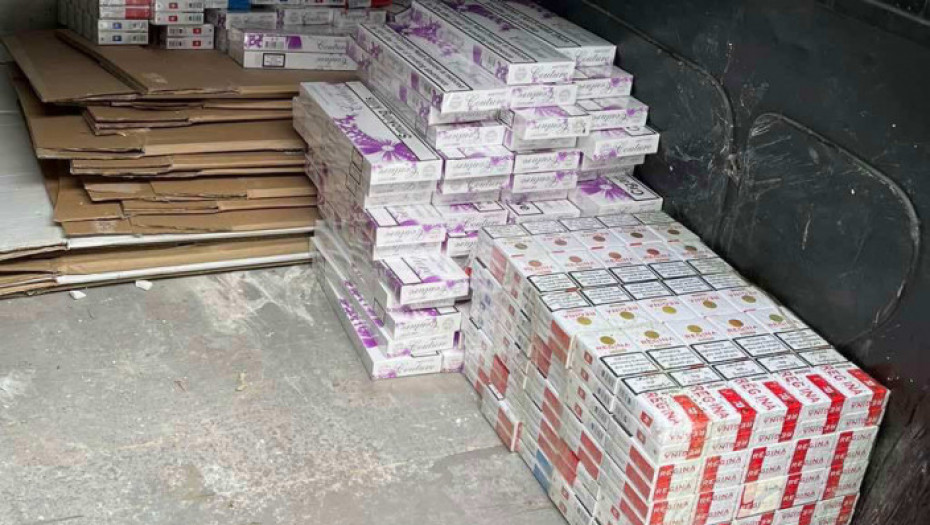 Uhapšene tri osobe zbog nelegalne trgovine akciznih proizvoda: Tržišna vrednost zaplenjenih cigareta 6.500.000 dinara