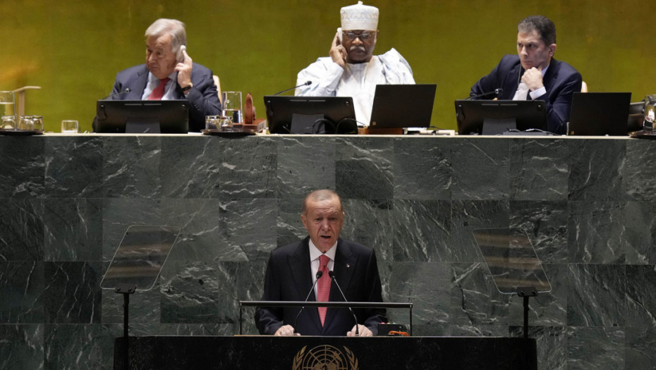 Erdogan optužio Izrael za genocid u govoru pred UN: Gaza je postala najveće svetsko groblje za žene i decu