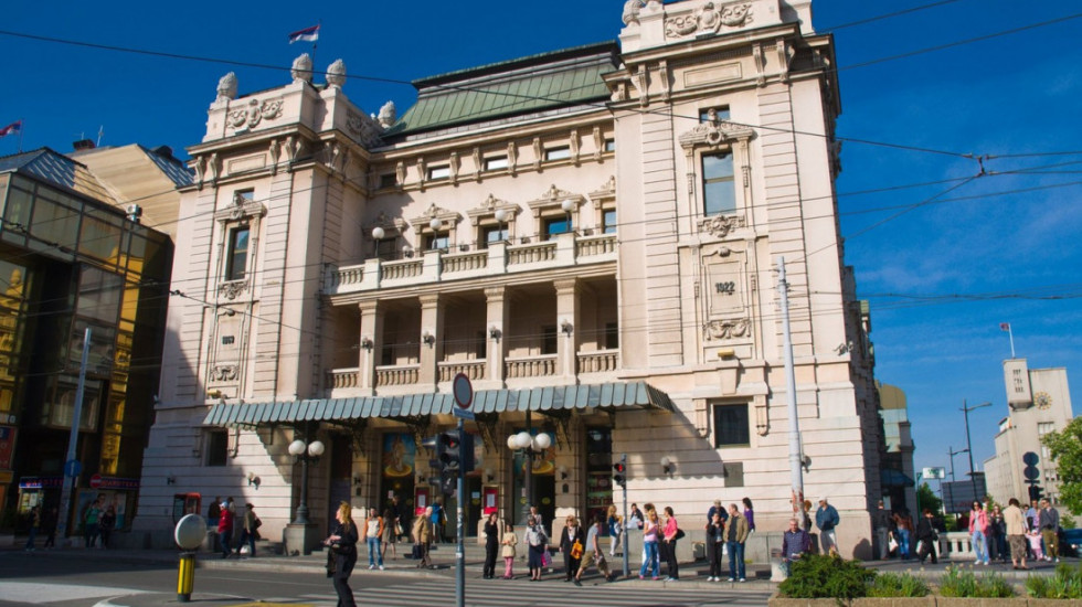 Rumunski tenor Daniel Magdal uz Sanju Kerkez nastupa u operi "Turandot" u Narodnom pozorištu