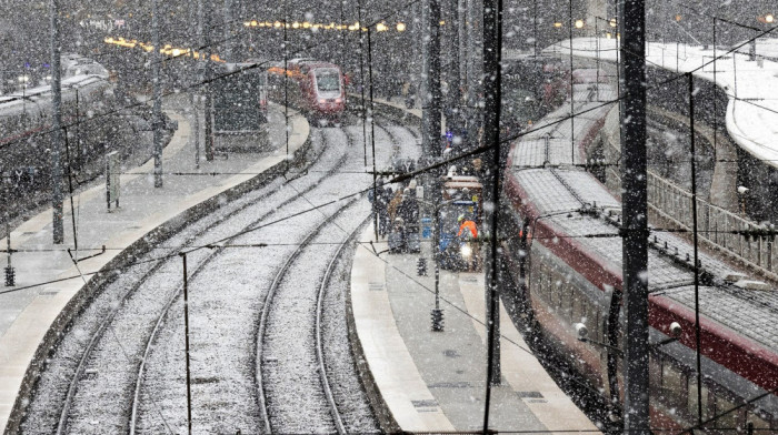 Infrastruktura železnice: Sneg usporio železnički saobraćaj u Srbiji, ali nema ozbiljnih zastoja