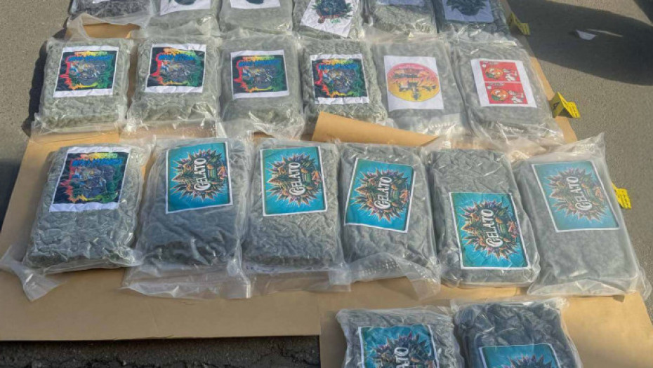 U Novom Sadu zaplenjeno 33 kilograma marihuane, uhapšena trojica osumnjičenih