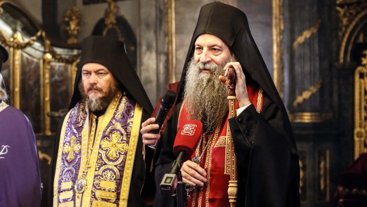 Patrijarh srpski Porfirije započeo posetu Moskvi