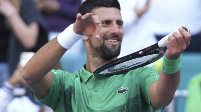 Novak u polufinalu Majamija: Korda ispustio 2:5 u drugom setu