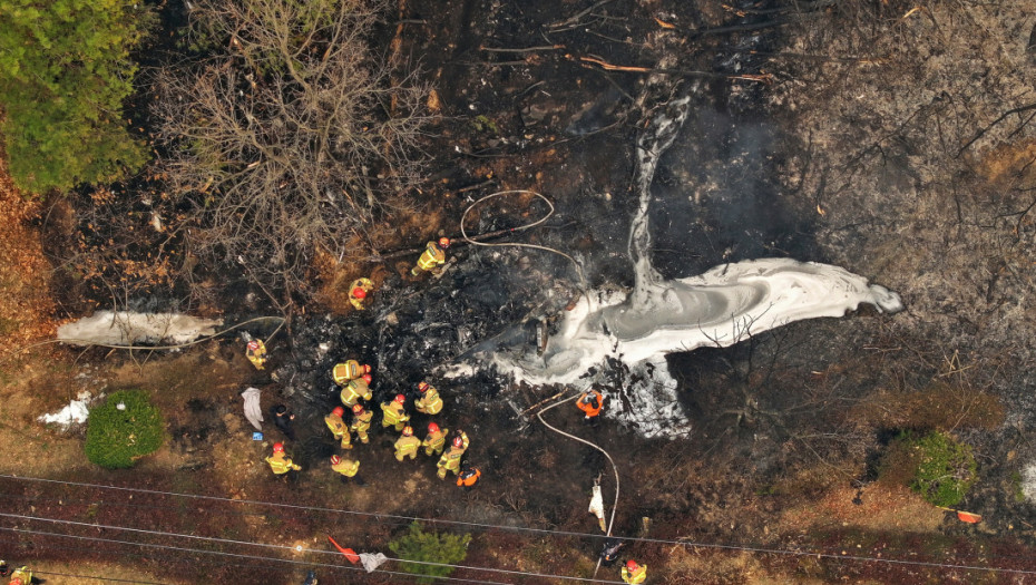 Južna Koreja: Srušio se vatrogasni helikopter tokom intrevencije, poginuo pilot