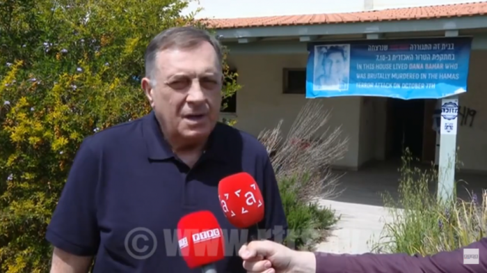 Dodik iz kibuca Beri pozvao Srbe, Hrvate i Bošnjake u BiH da se posvete miru