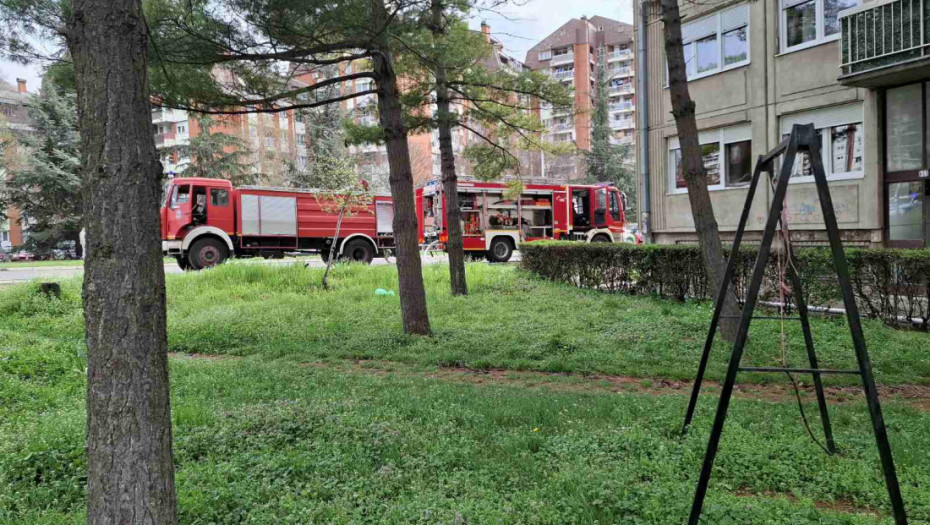 Ugašen požar u Nišu: Jedna osoba poginula, povređen vatrogasac