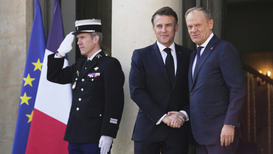 Makron i Tusk: Evropa ostaje ujedinjena u osudi Rusije i podršci Ukrajini
