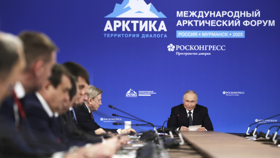 Putin želi jače vojno prisustvo oko Arktika: "Severni vektor razvoja suvereni, istorijski izbor Rusije"