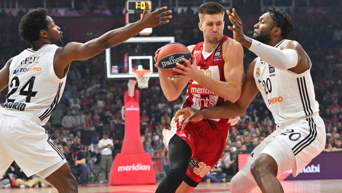 Crvena zvezda umalo do preokreta protiv Reala: Madriđani jedva izvukli živu glavu u Beogradskoj areni