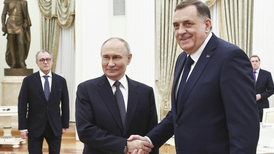 Milorad Dodik se sastao sa Putinom u Kremlju