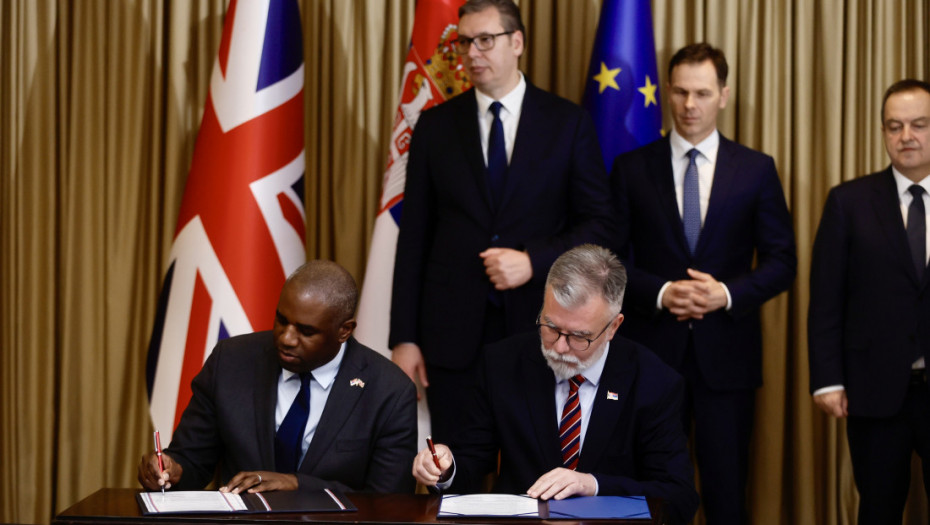 Ristić i Lami potpisali Memorandum o razumevanju između Srbije i Velike Britanije