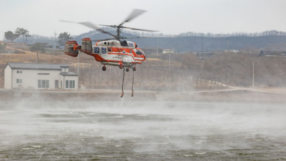 Srušio se vatrogasni helikopter u Južnoj Koreji, poginuo pilot