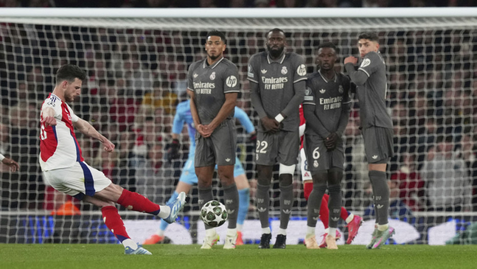 Arsenal u nastavku nokautirao Real 3:0 uz dva gola Rajsa iz slobodnih udaraca