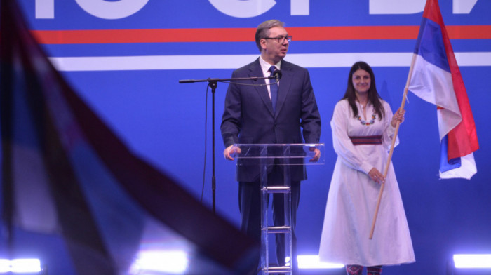 Vučić na skupu "Ne damo Srbiju": Završeno je sa njihovom obojenom revolucijom, nema ništa od toga