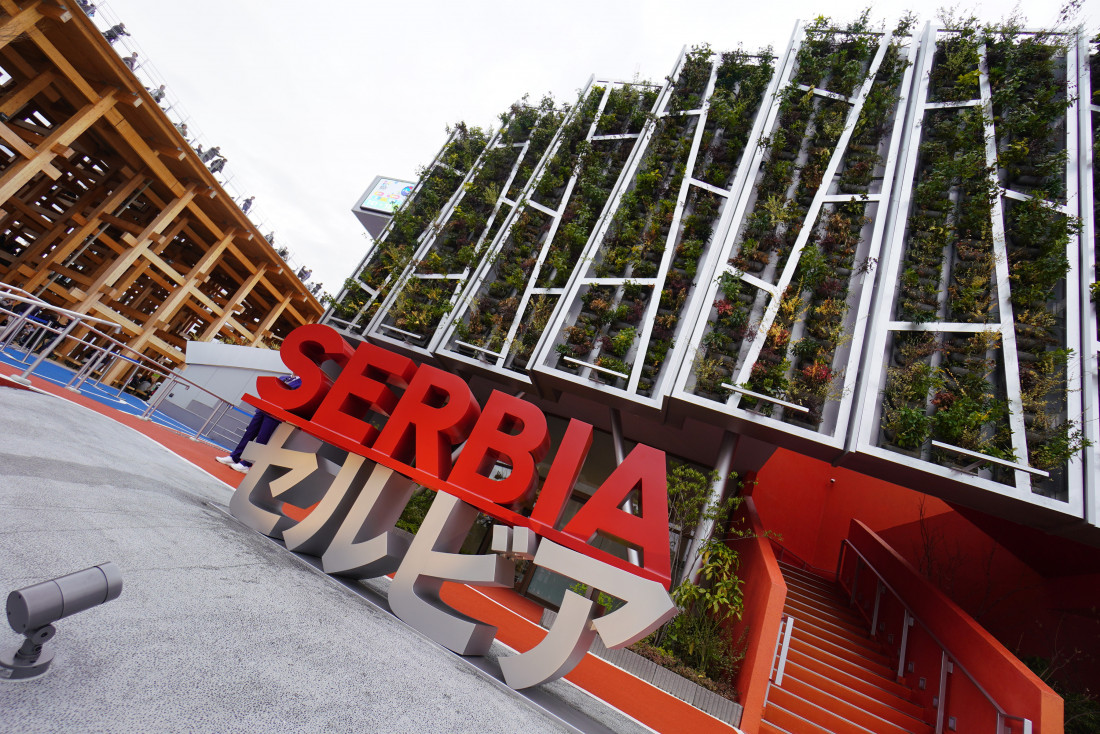 Srpski paviljon na svetskoj izložbi EXPO u Japanu prvog dana posetilo 10.000 ljudi