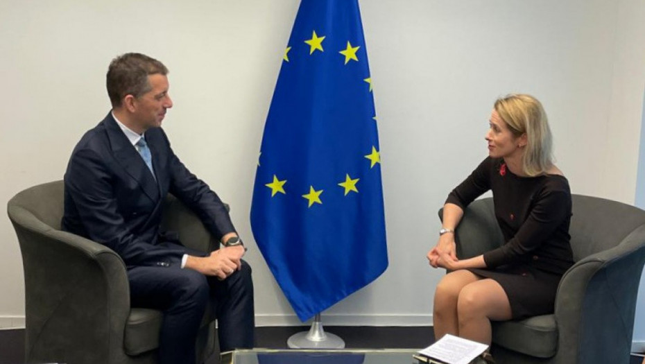 Đurić sa Kajom Kalas uoči neformalne večere za MSP u Luksemburgu