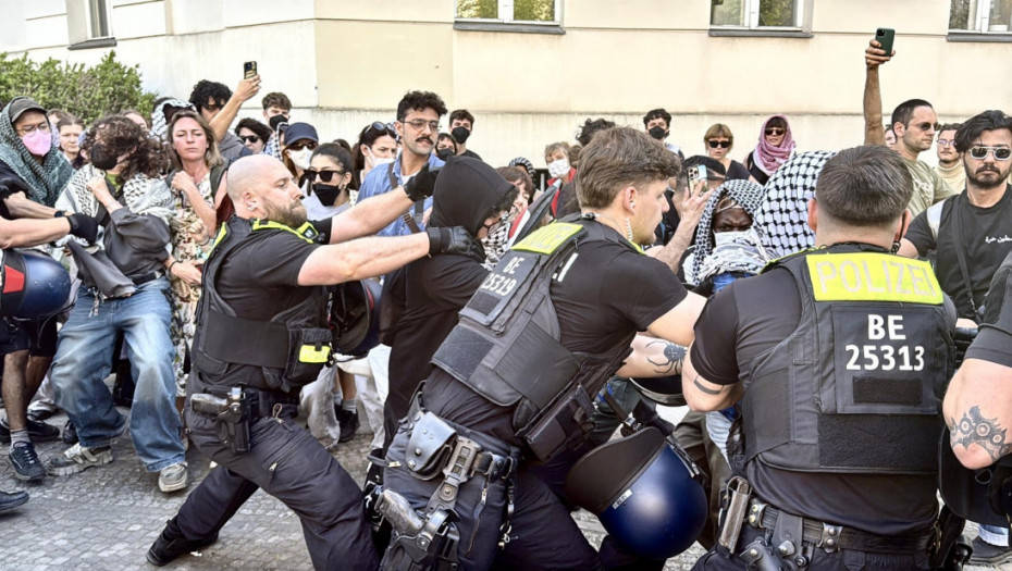 Neredi u Nemačkoj: Policija razbila protest studenata na univerzitetu, proteruje se četvoro stranih državljana