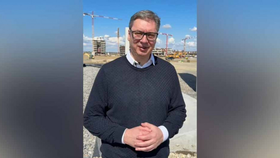 Vučić se obratio sa gradilišta za EXPO: Niko i nikada ne može da zaustavi i pobedi Srbiju