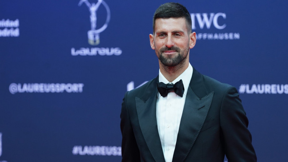 Đoković na dodeli Laureus nagrada: Nadam se da ću igrati polufinale Madrida sa Alkarazom