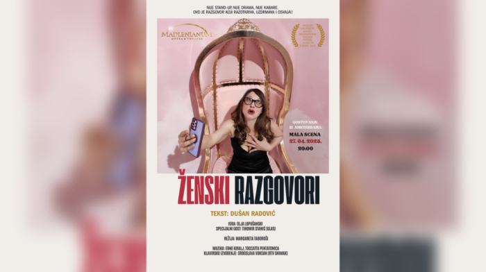 Stiže nam gost iz Amsterdama – monodrama “Ženski razgovori” u izvedbi Olje Lopupanski