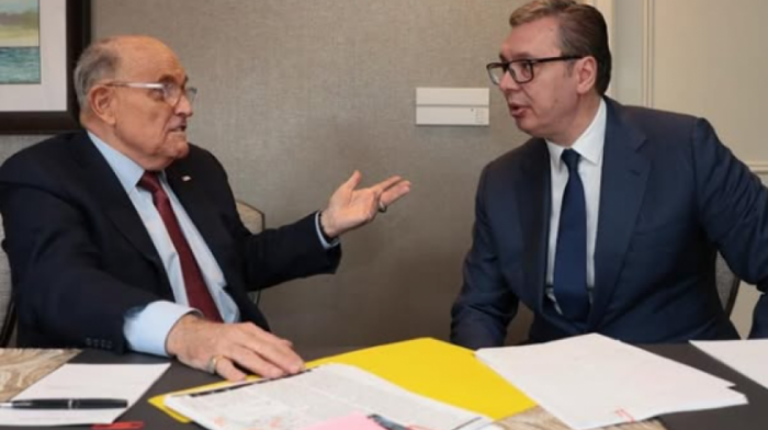 Vučić: Odličan razgovor sa Đulijanijem o odnosima Srbije i SAD