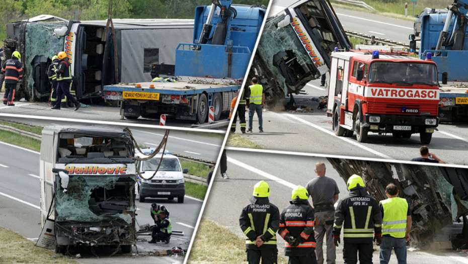 Teška saobraćajna nesreća na auto-putu u Hrvatskoj, dve osobe poginule, 31 povređena