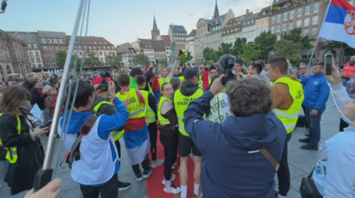Studenti ultramaratonci stigli u Strazbur: Ovo je trinaesta stanica na putu do Brisela