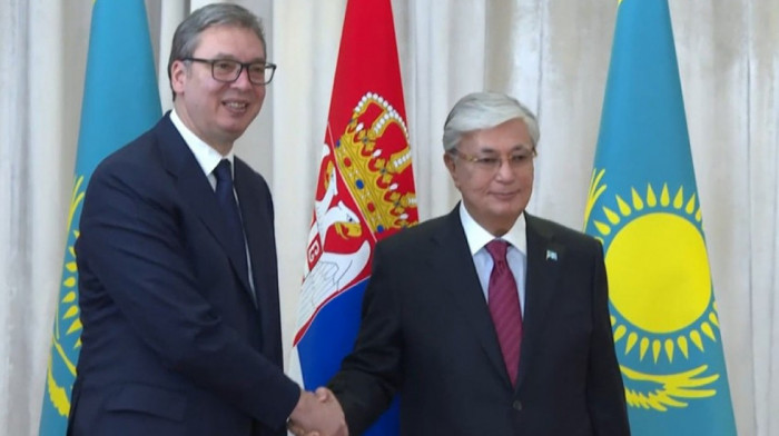 Vučić se sastao sa predsednikom Kazahstana Tokajevim u Moskvi, sledi svečana večera koju organizuje Putin