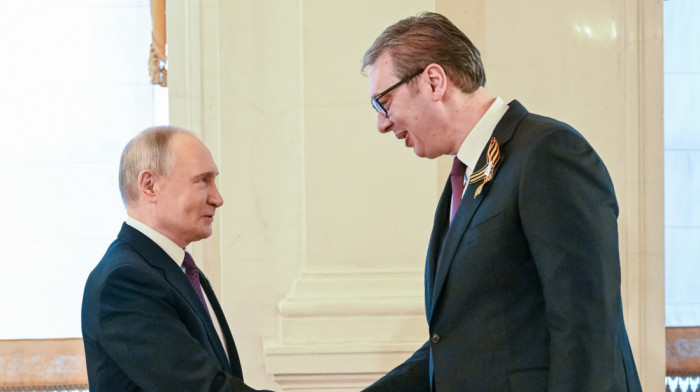 Vučić se sastao sa Putinom: "Hvala na gostoprimstvu i srećan praznik" (VIDEO)