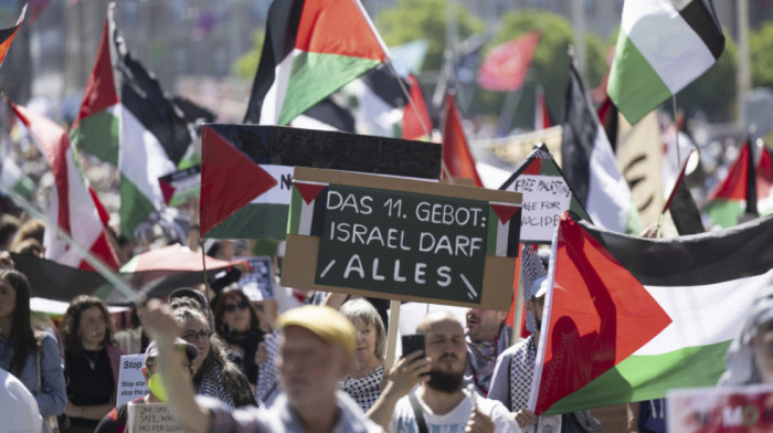 Protesti u Bazelu zbog učešća Izraela na Pesmi Evrovizije
