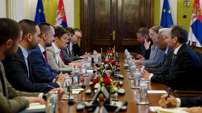 Brnabić sa Koštom: Članstvo u EU je strateško opredeljenje Srbije