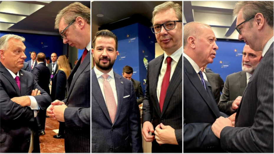 Vučić u Tirani sa sa evropskim zvaničnicima: "Dobri razgovori o strateškim pitanjima koja oblikuju evropsku budućnost"