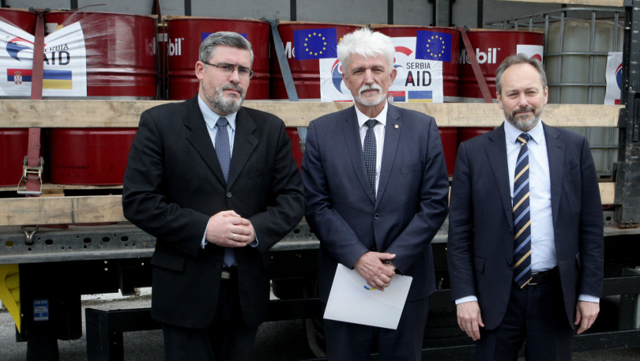 Srbija uputila Ukrajini humanitarnu pomoć u vidu opreme za energetsku infrastrukturu